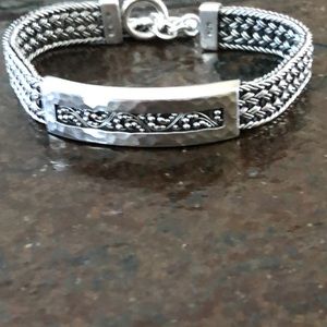 Lois Hill SS Scroll toggle bracelet